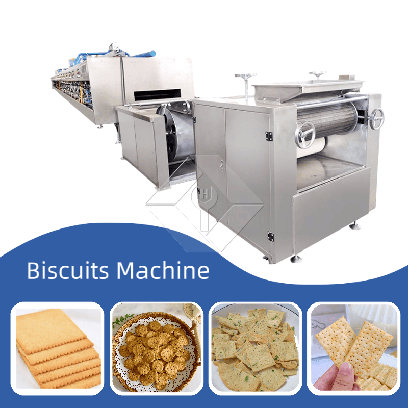 Machine automatique de fabrication de biscuits | Ligne de production de biscuits croustillants et durs | Équipement industriel pour biscuits