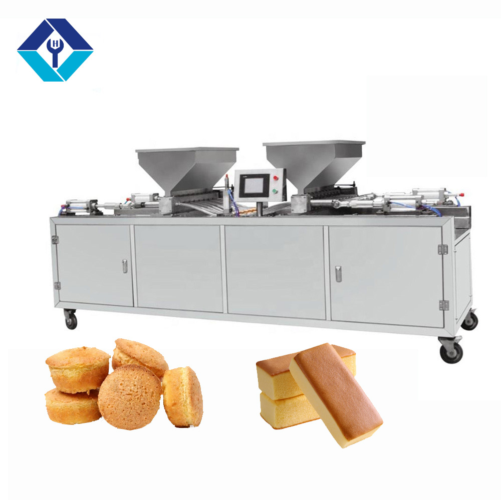 Ligne de production de ventouses de gâteaux en couche de déposant de gâteaux