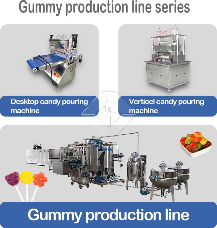 Machine de démoulage automatique de gommes Candy Factory Machine de démoulage automatique de gommes Candy Factory