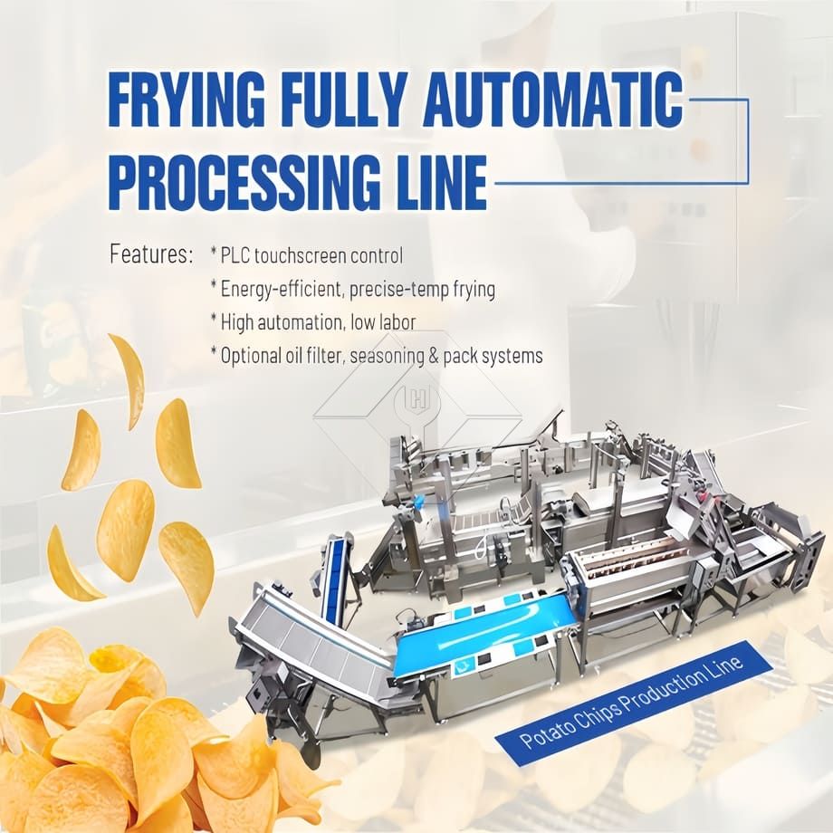 Machine automatique de fabrication de pommes de terre frites frites à grande échelle, prix de la dinde, ligne de production de frites