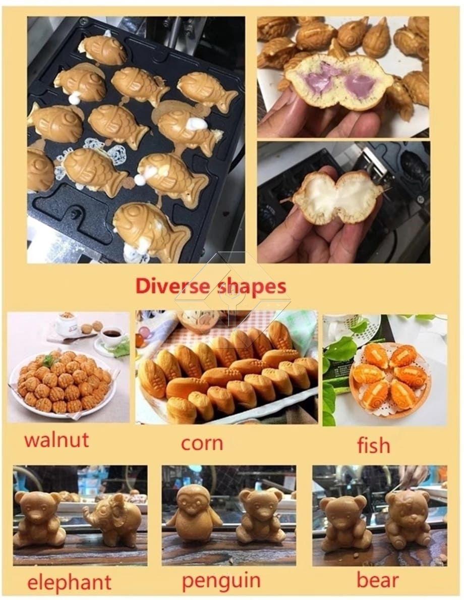 Dernière machine à gâteaux et crêpes commerciale