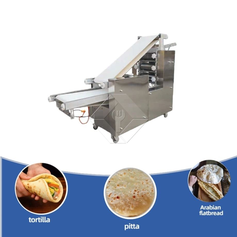 Machine commerciale de fabrication de pain pita arabe