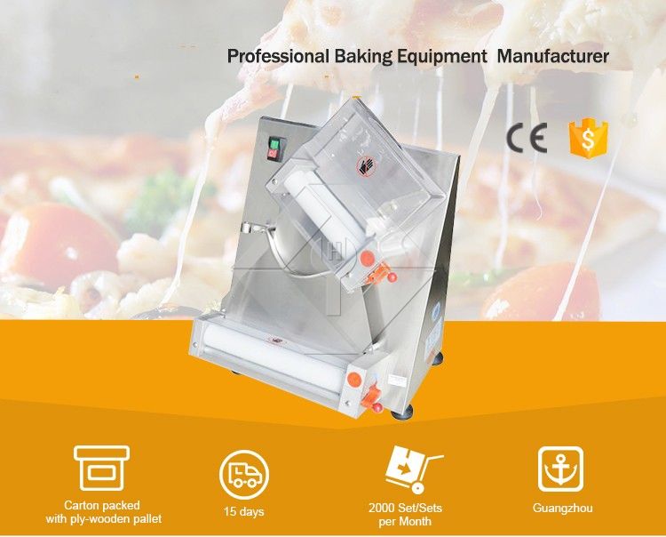 Machine commerciale de presse de laminoir de pâte à pizza