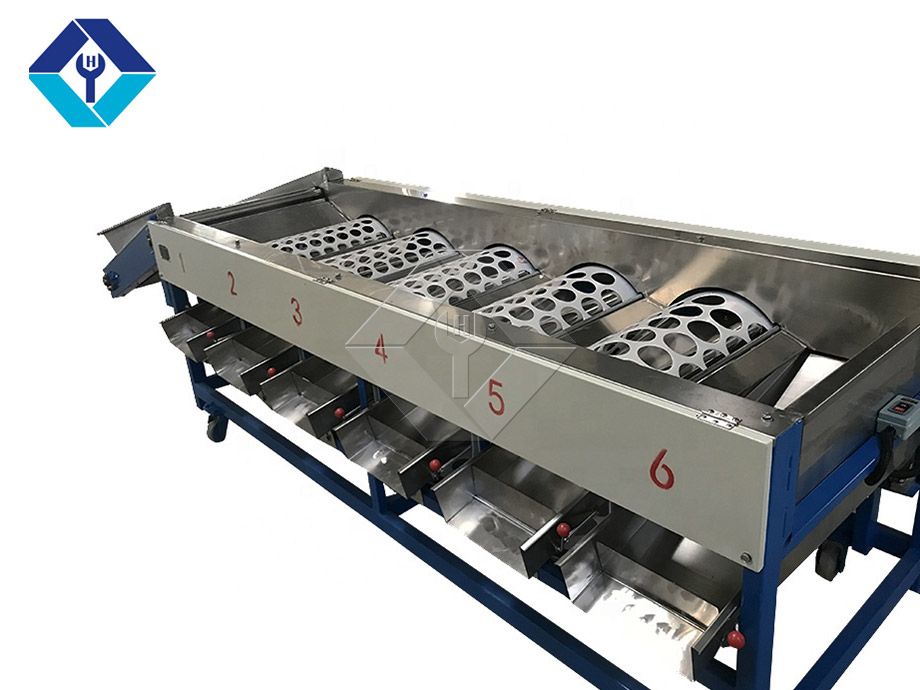 La capacité de traitement de la ligne automatique de lavage, de séchage et de classement des fruits et légumes est généralement comprise entre 300 kg/h et 3 000 kg/h.