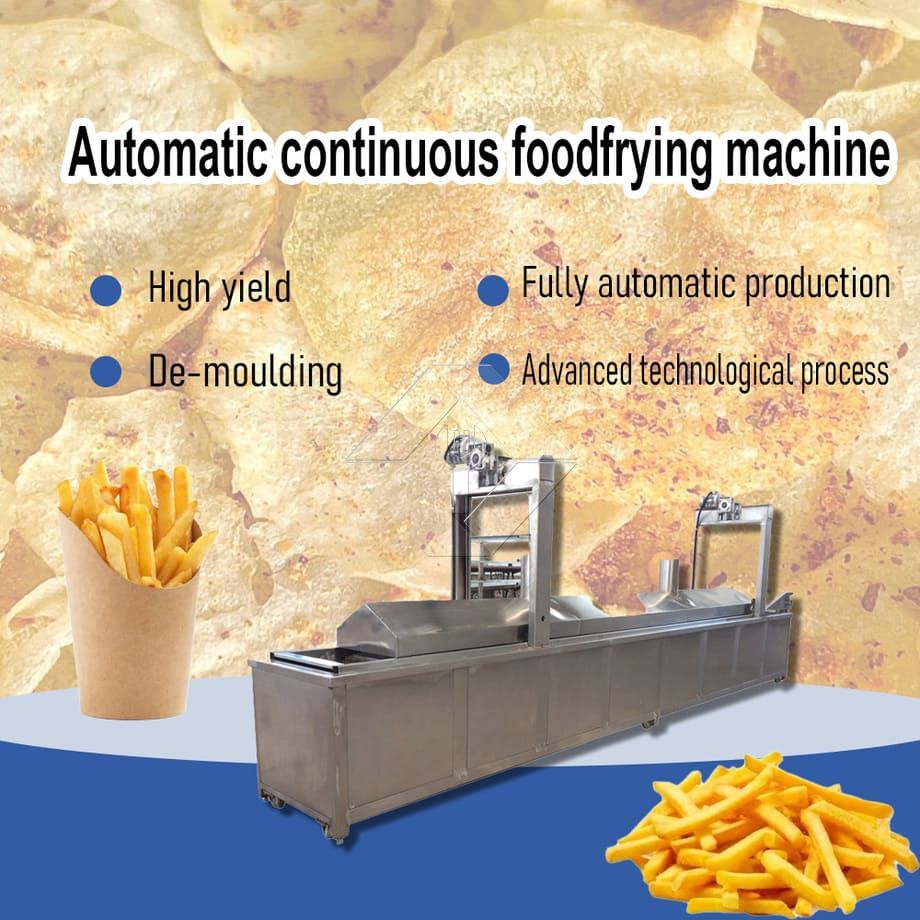 Friteuse électrique de poulet, friteuse automatique continue, pour hamburgers, avec convoyeur