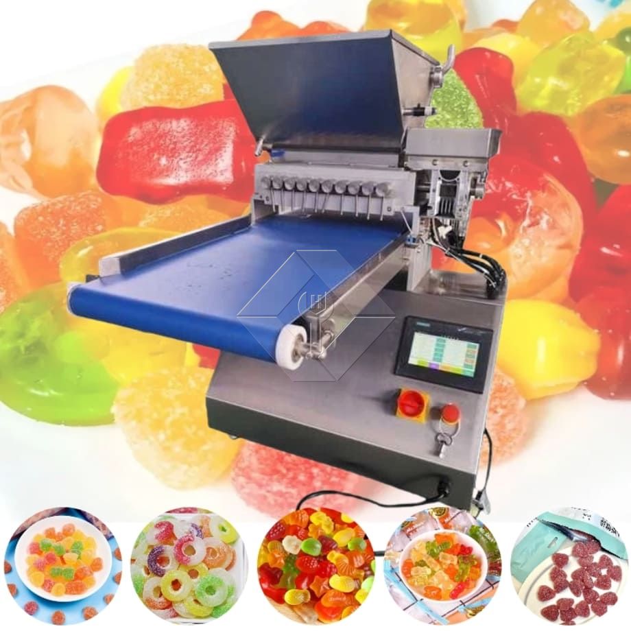 Ours gelée bonbons chocolat automatique ordinateur de bureau Mini bureau vitamine gommeuse déposant forme de Production faire Machine