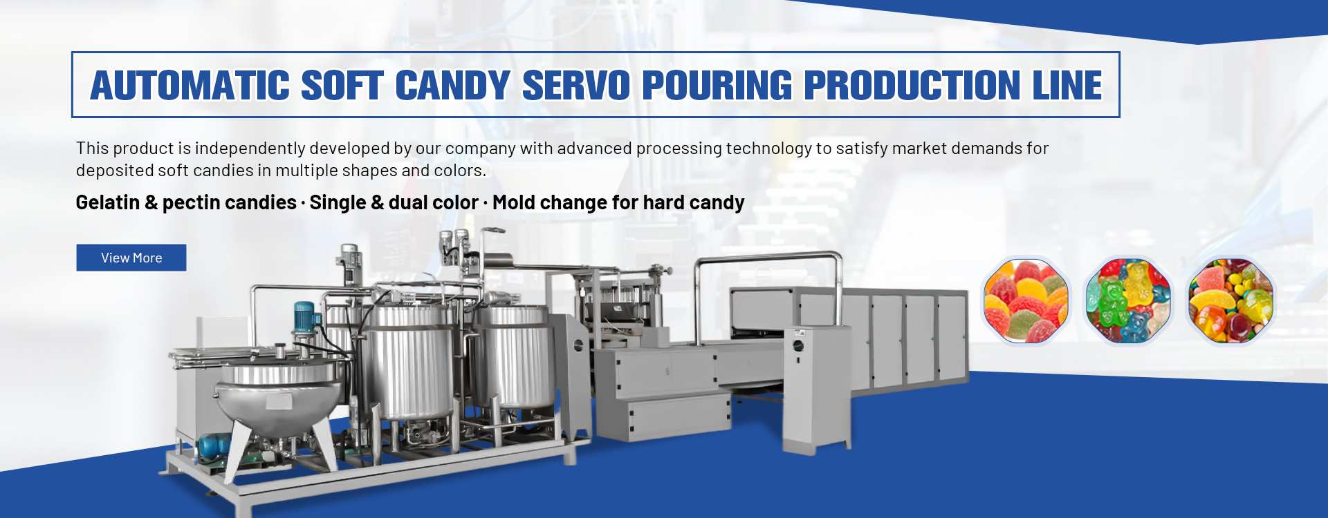 CHAÎNE DE PRODUCTION DE BONBONS