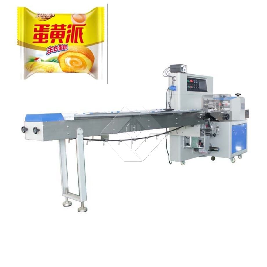 Machine à emballer horizontale de flux de nourriture de sandwich de fruits surgelés d'emballage de nouilles de bâtons d'encens d'oreiller