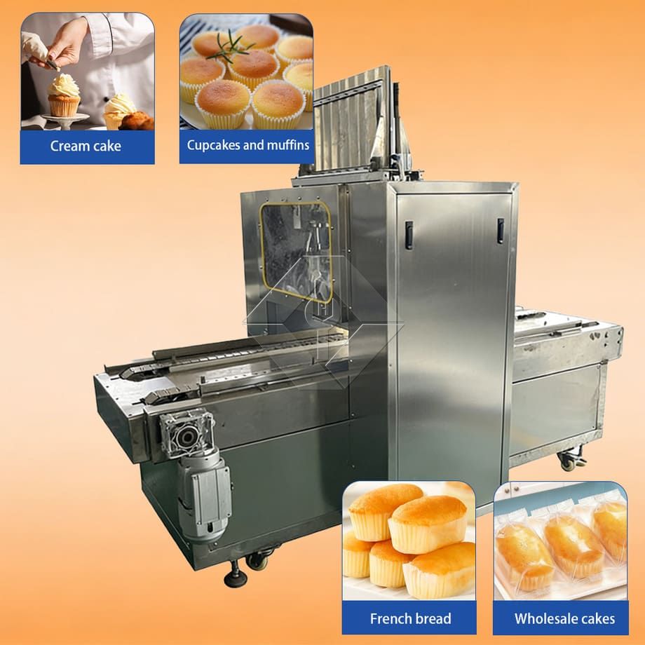 Ligne de production automatique de muffins, prix d'usine, Mini tasse industrielle, Machine de fabrication de gâteaux pour mettre des papiers de cupcakes