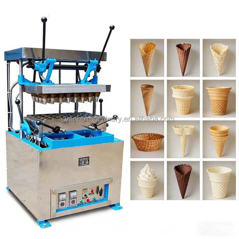 Machine de plateau d'oeufs de cône de gaufrette de crème glacée de cuisson de coquille de Choco de Monaka Machine de plateau d'oeufs de cône de gaufrette de crème glacée de cuisson de coquille de Choco de Monaka