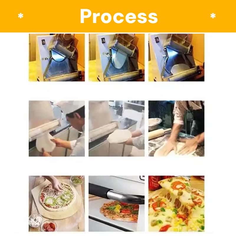 Machine commerciale de presse de laminoir de pâte à pizza Machine commerciale de presse de laminoir de pâte à pizza