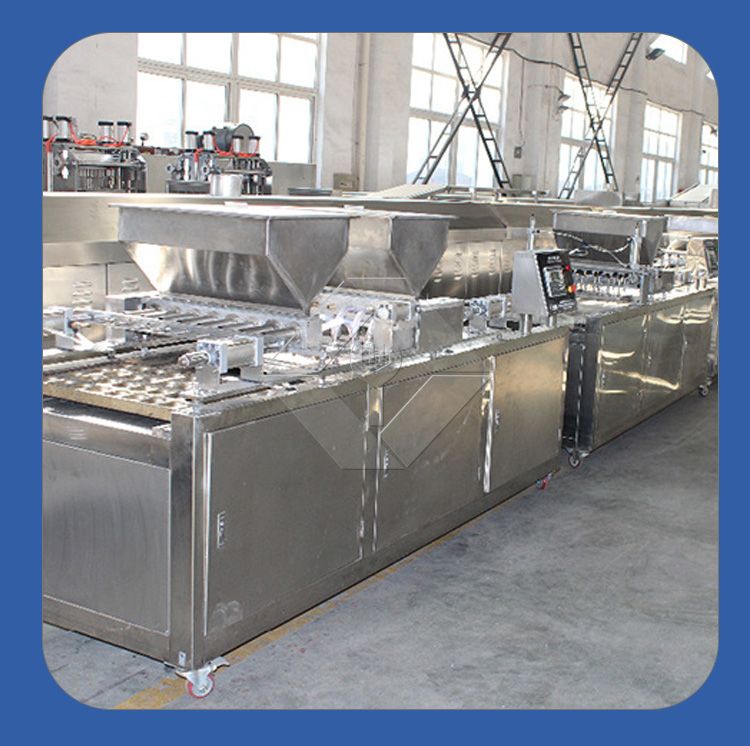 Ligne de production de ventouses de gâteaux en couche de déposant de gâteaux
