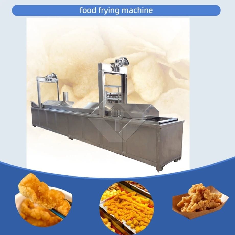 Friteuse électrique de poulet, friteuse automatique continue, pour hamburgers, avec convoyeur
