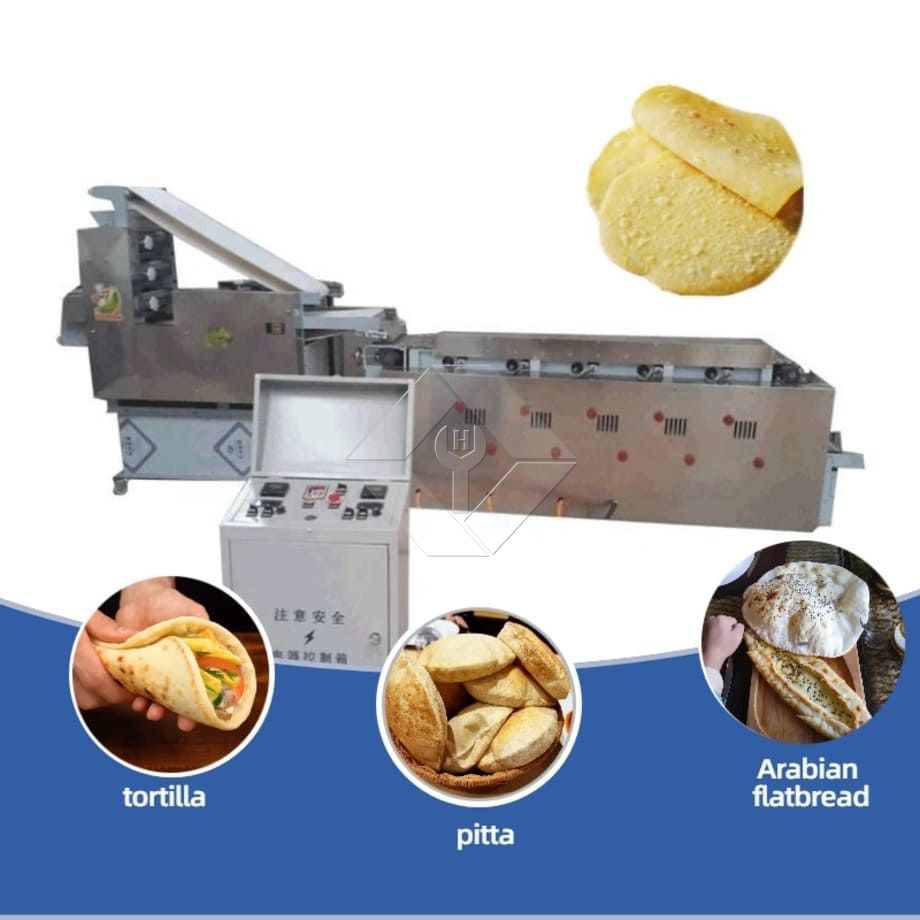 Machine commerciale de fabrication de pain pita arabe