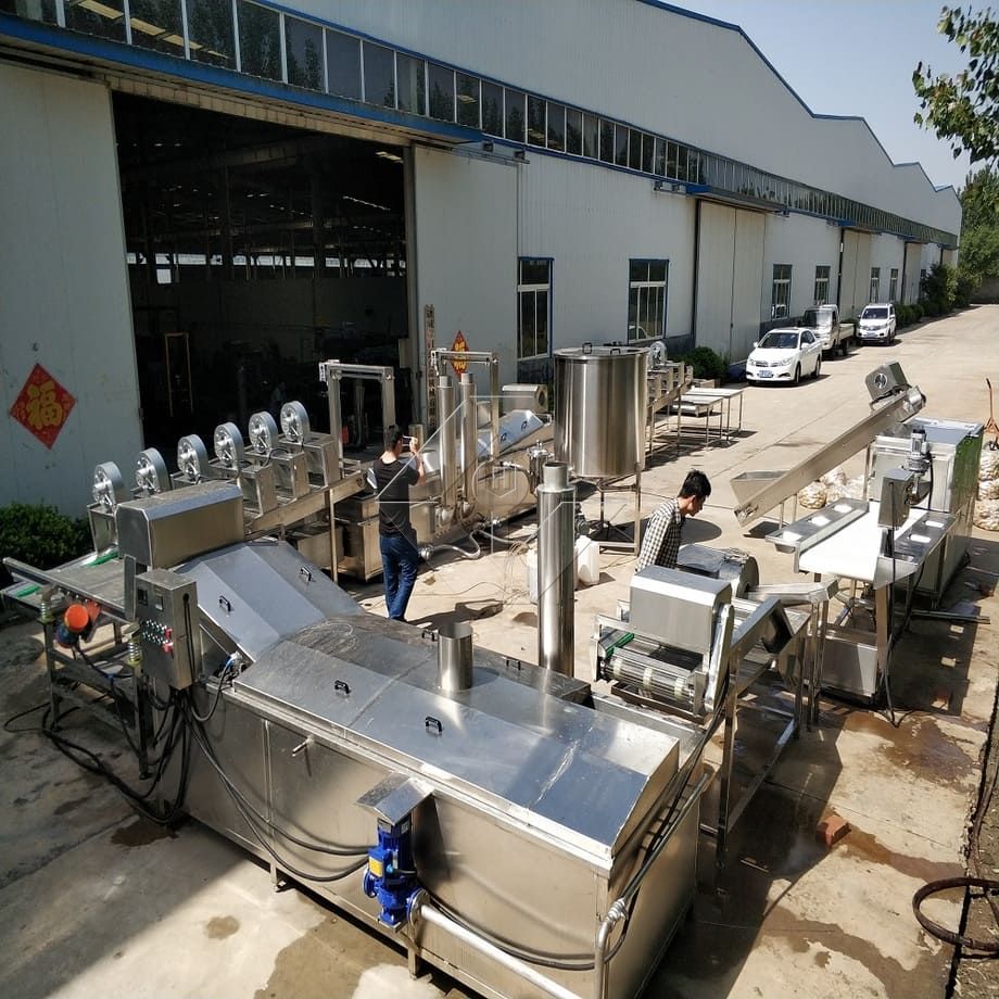 Prix d'usine 100-1000kg frites surgelées automatiques croustilles faisant la ligne de production de machine à vendre Prix d'usine 100-1000kg frites surgelées automatiques croustilles faisant la ligne de production de machine à vendre