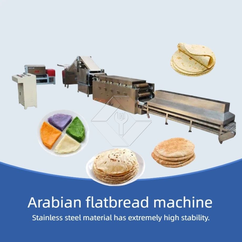 Machine commerciale de fabrication de pain pita arabe