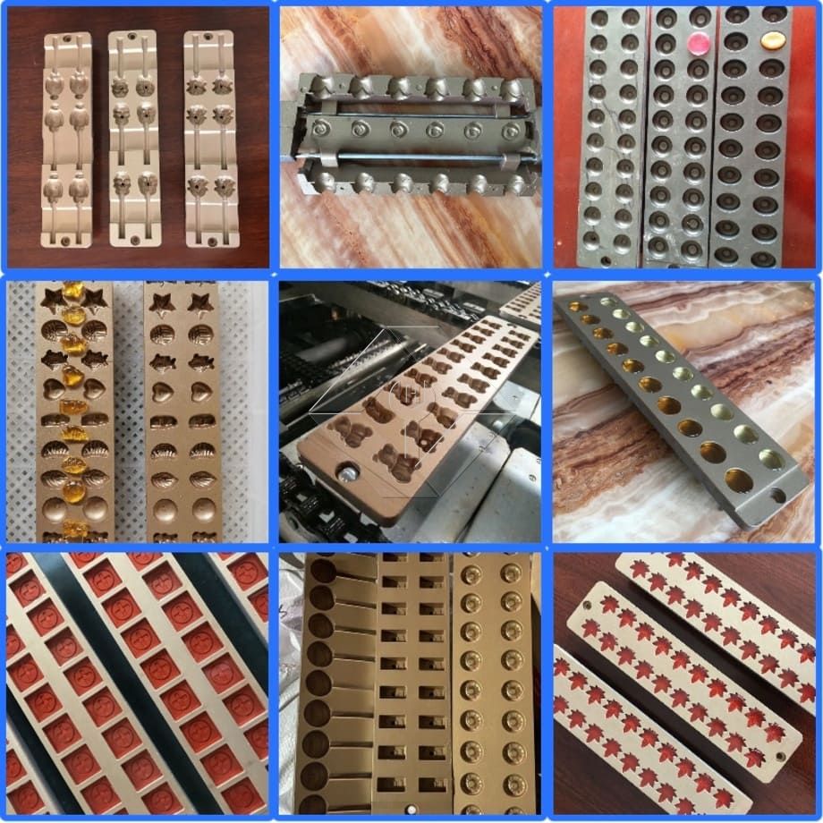 Petite machine de fabrication de bonbons gommeux Machines à ours gommeux à la gelée Petite machine de production de bonbons à la gelée