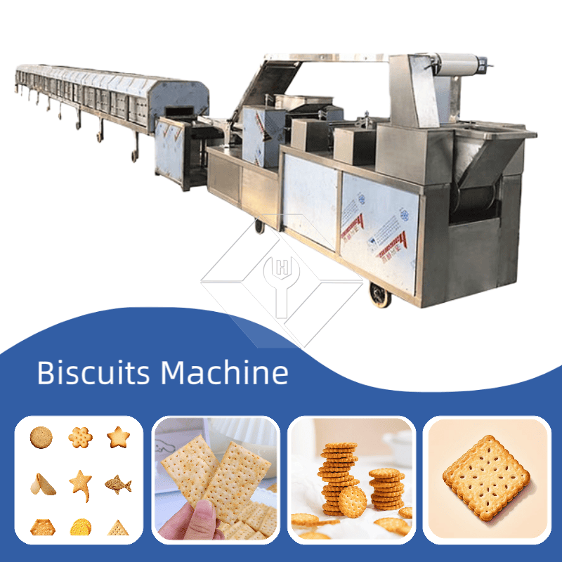 Machine automatique de fabrication de biscuits | Ligne de production de biscuits croustillants et durs | Équipement industriel pour biscuits