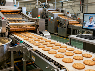 Vente réussie de la ligne de production de biscuits Peach Crisp, aidant ainsi les pâtisseries traditionnelles à entrer dans une nouvelle ère de production automatisée