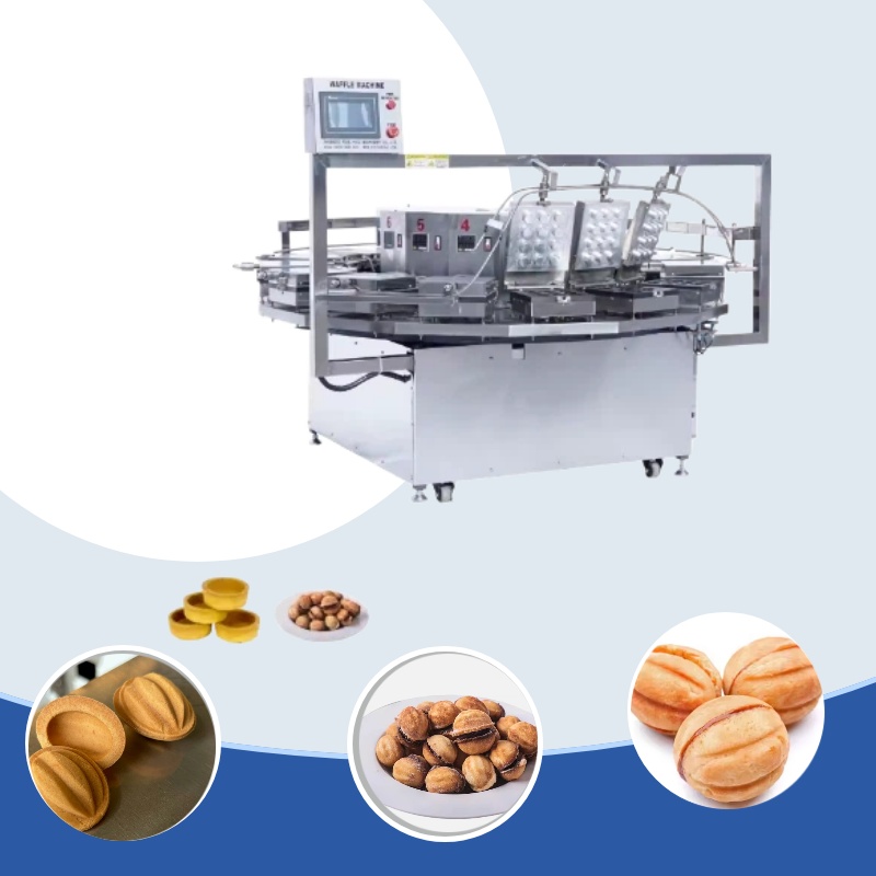 Équipement de production automatique de fonds de tarte et de biscuits