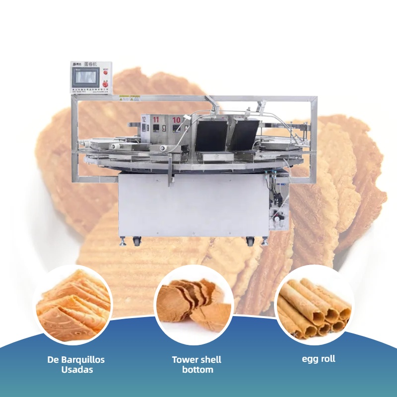 Équipement de production automatique de fonds de tarte et de biscuits