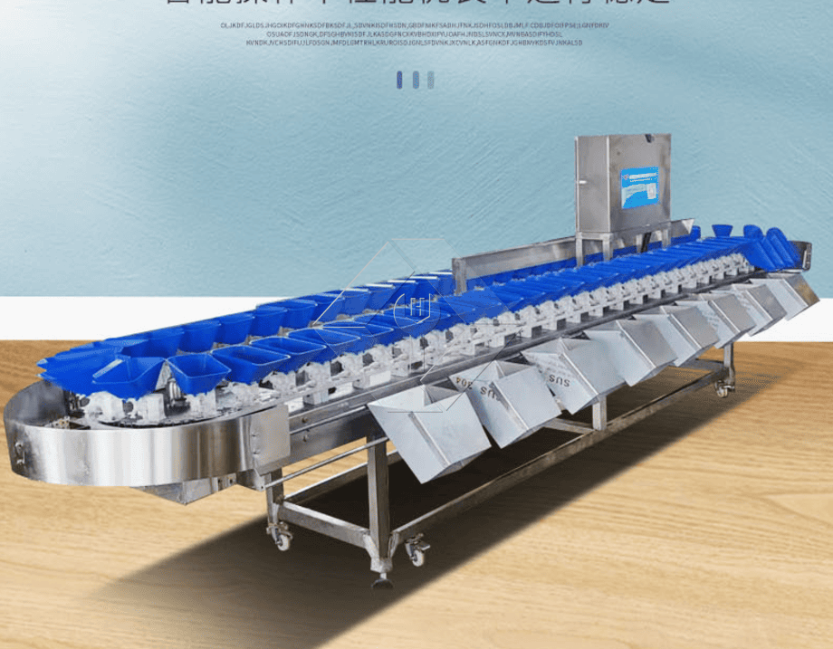 La capacité de traitement de la ligne automatique de lavage, de séchage et de classement des fruits et légumes est généralement comprise entre 300 kg/h et 3 000 kg/h.