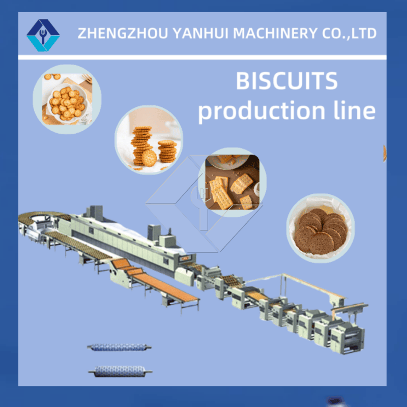Machine automatique de fabrication de biscuits | Ligne de production de biscuits croustillants et durs | Équipement industriel pour biscuits