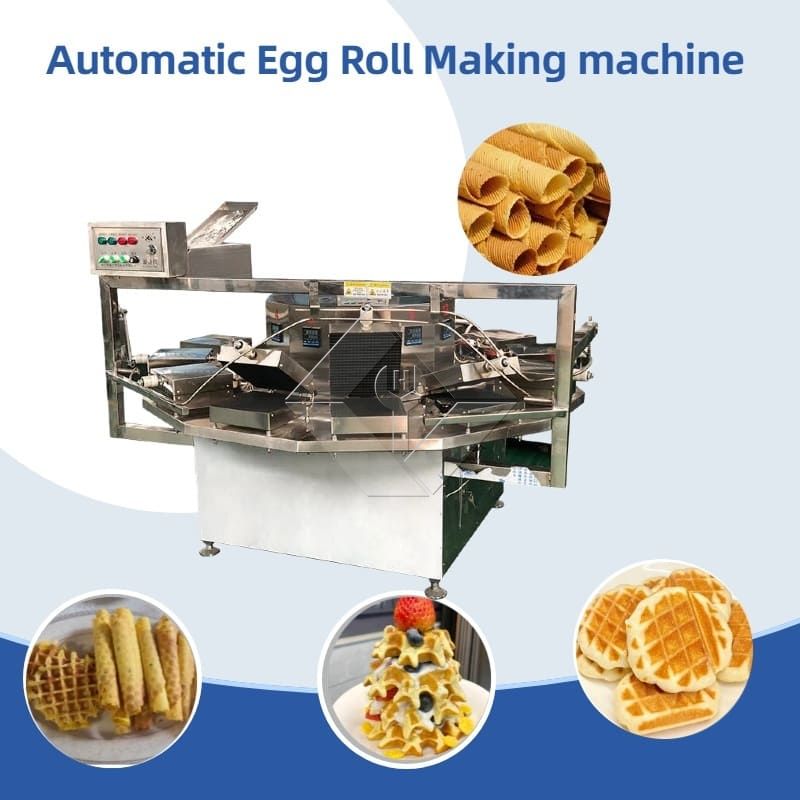 Cône de sucre à rouler rotatif, cuisson de crème glacée, cônes roulés, Machine de fabrication