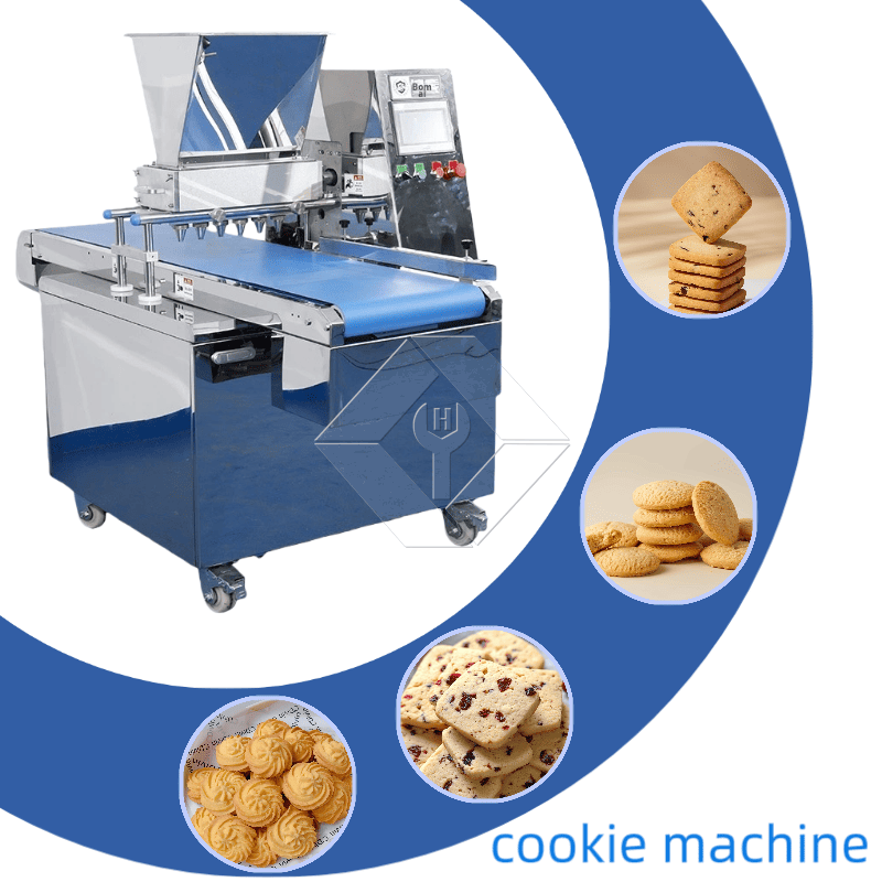 Machine de fabrication de biscuits de forme automatique avec matrices interchangeables pour la production de biscuits personnalisés et une utilisation industrielle à haut rendement