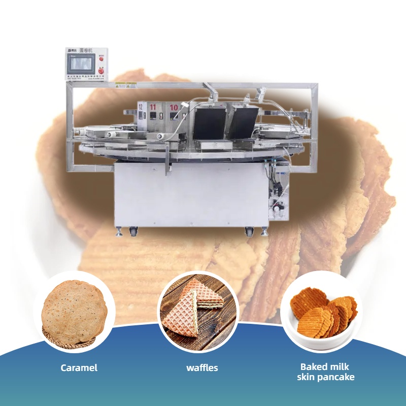 Équipement de production automatique de fonds de tarte et de biscuits