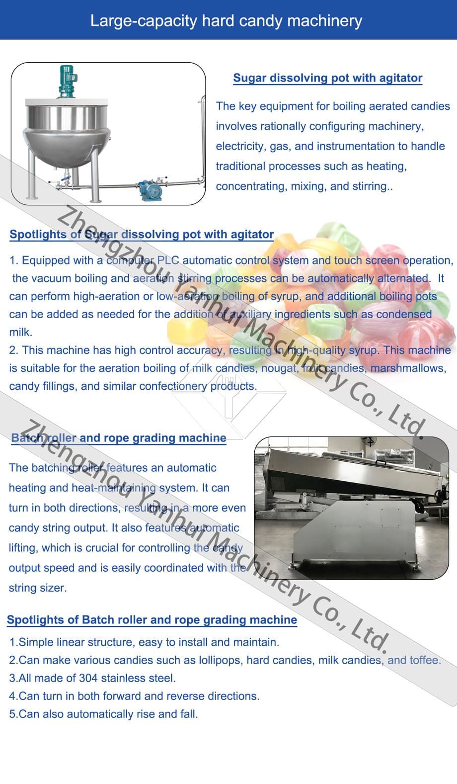 Ligne de production spéciale entièrement automatique de confiserie de sucettes/machine de fabrication de bonbons hara Ligne de production spéciale entièrement automatique de confiserie de sucettes/machine de fabrication de bonbons hara
