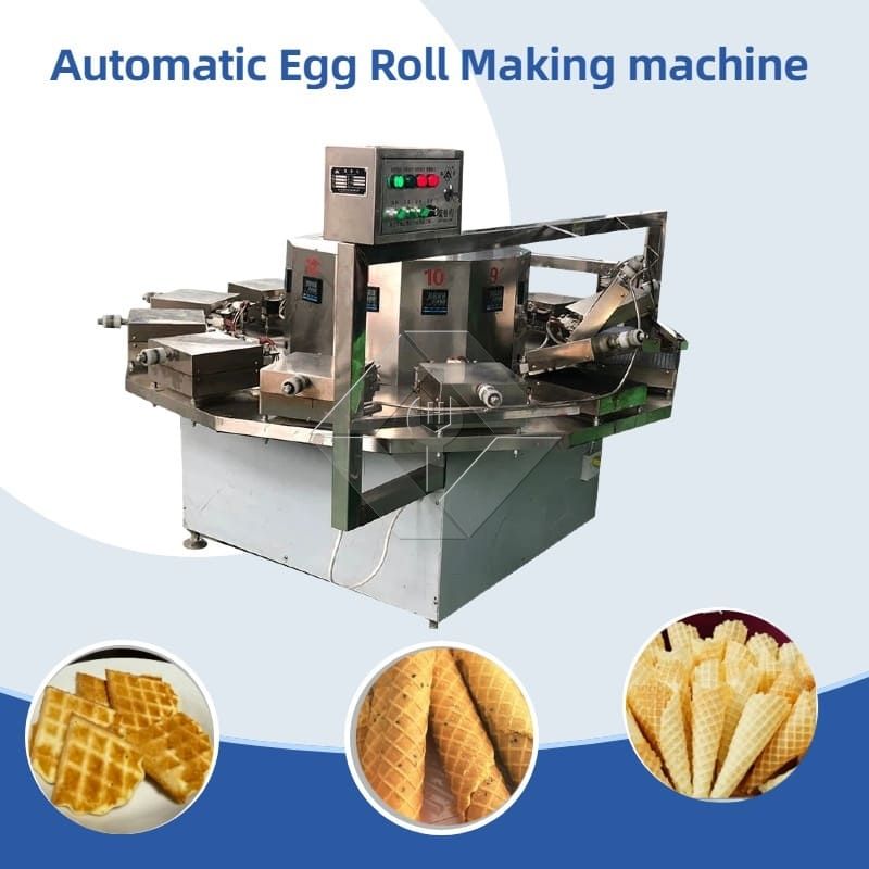 Cône de sucre à rouler rotatif, cuisson de crème glacée, cônes roulés, Machine de fabrication