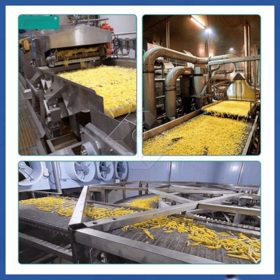 Prix d'usine 100-1000kg frites surgelées automatiques croustilles faisant la ligne de production de machine à vendre Prix d'usine 100-1000kg frites surgelées automatiques croustilles faisant la ligne de production de machine à vendre