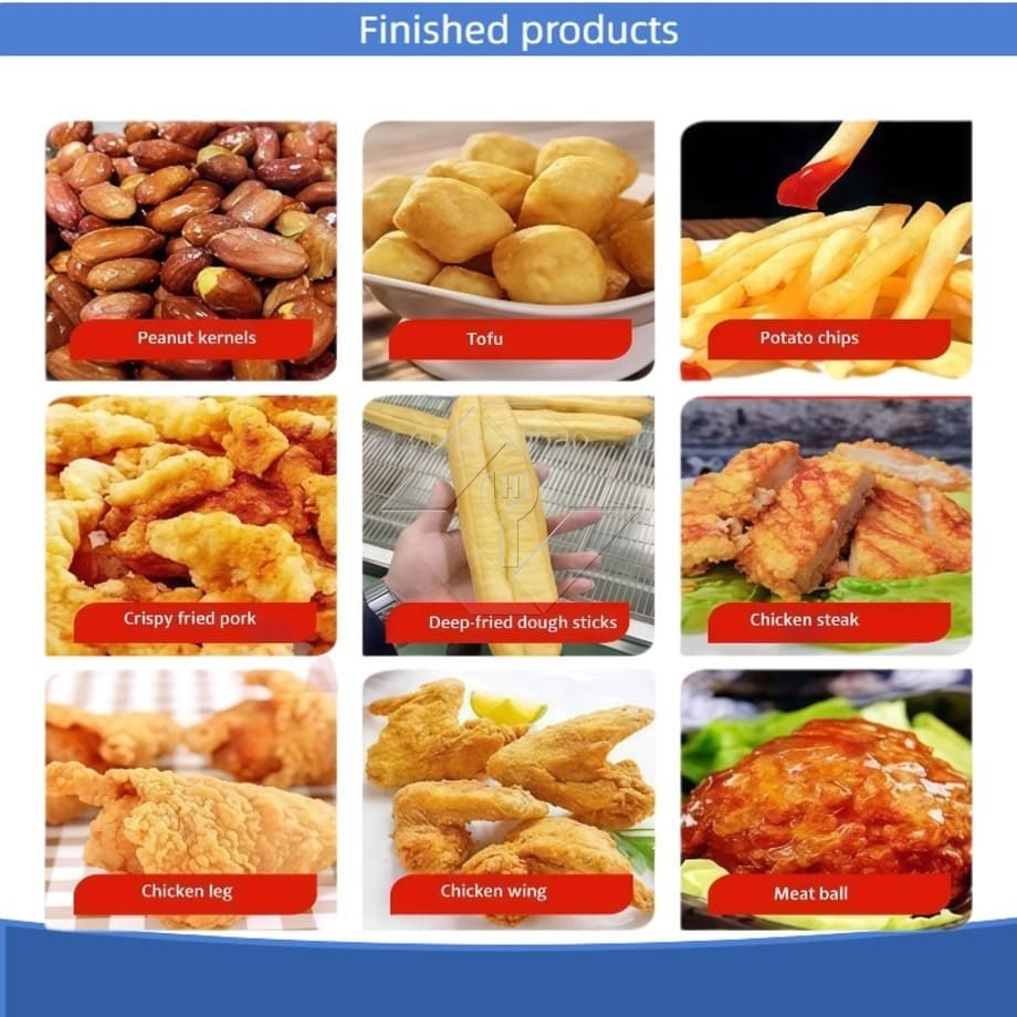 Machine professionnelle de friture de collations par lots, Machine manuelle de friture de frites de haute qualité