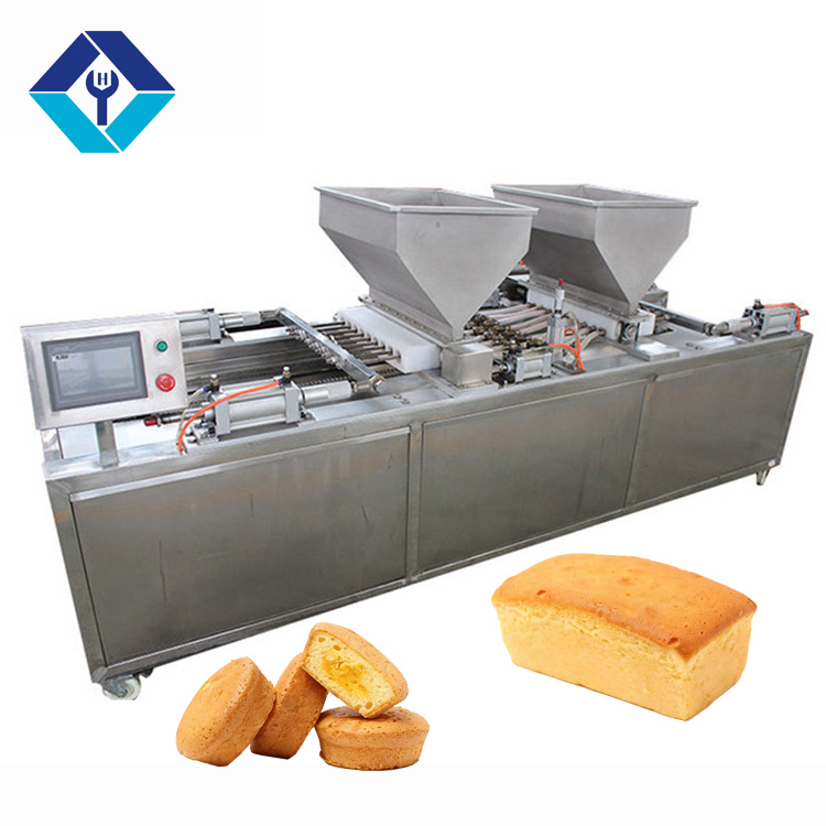 Ligne de production de ventouses de gâteaux en couche de déposant de gâteaux