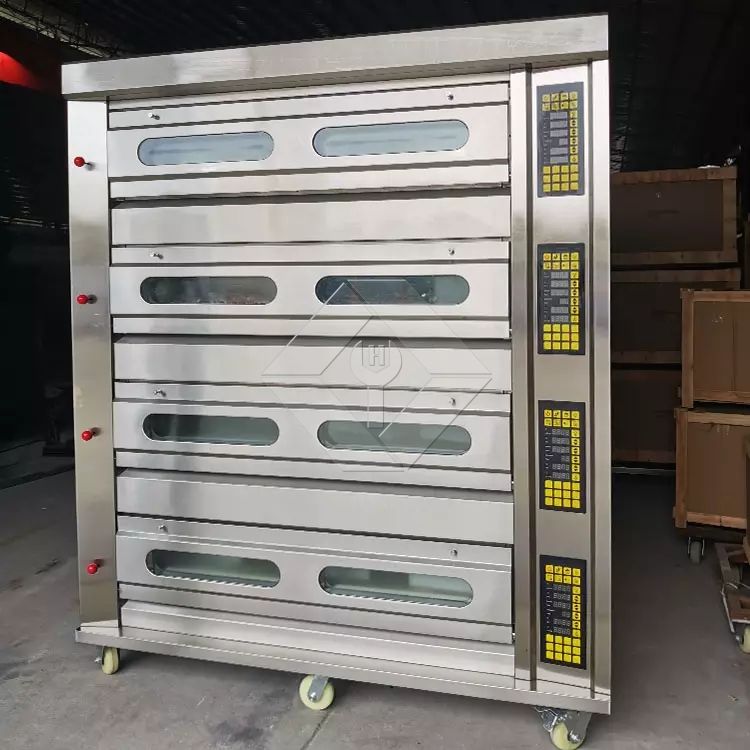 Hot Sale nouveau four à gaz de boulangerie pour four de cuisson à double pont à 4 plateaux