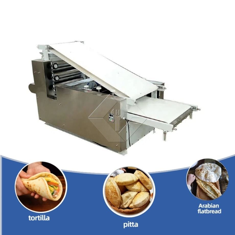 Machine commerciale de fabrication de pain pita arabe