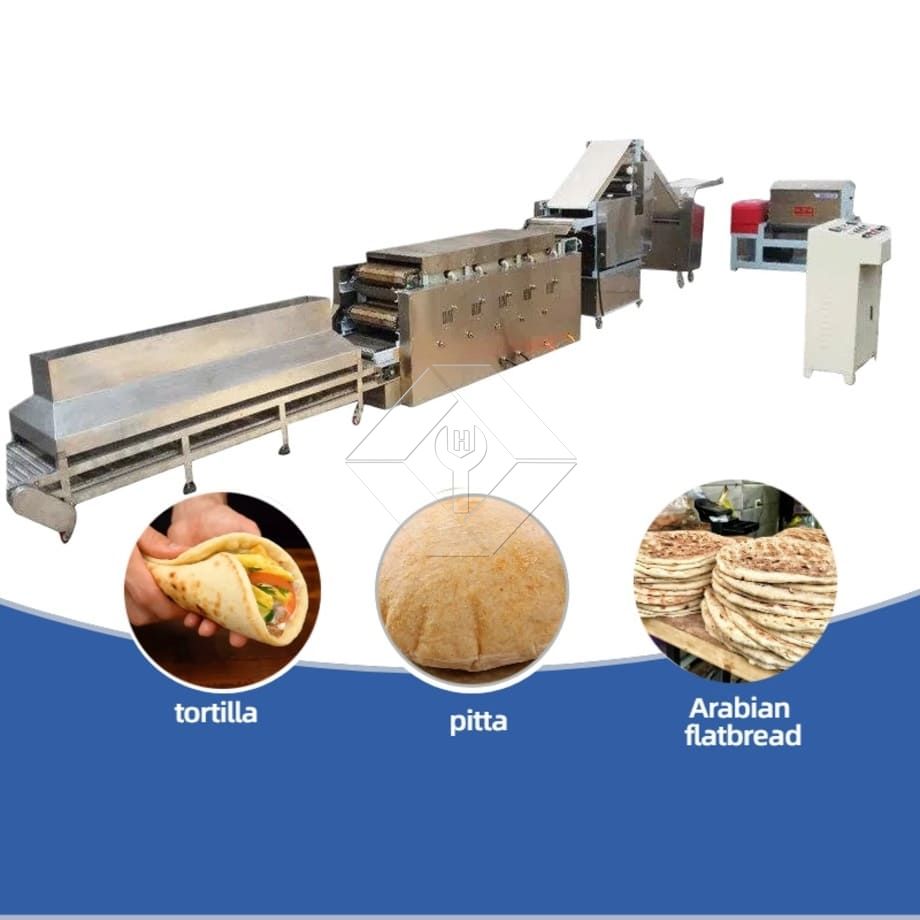 Machine commerciale de fabrication de pain pita arabe